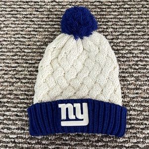 Women’s knitted NY Giants winter hat